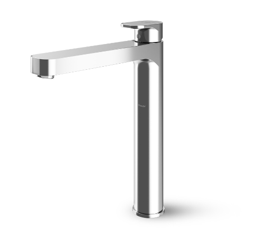 شودر شیر روشویی پایه بلند تاین کروم