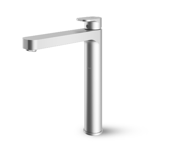 شودر شیر روشویی پایه بلند تاین کروم