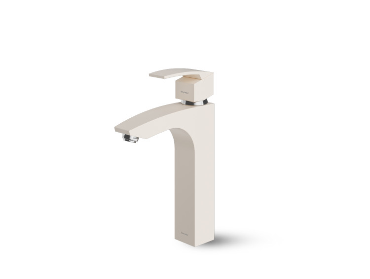 شودر شیر روشویی پایه بلند باواریا شیری کروم