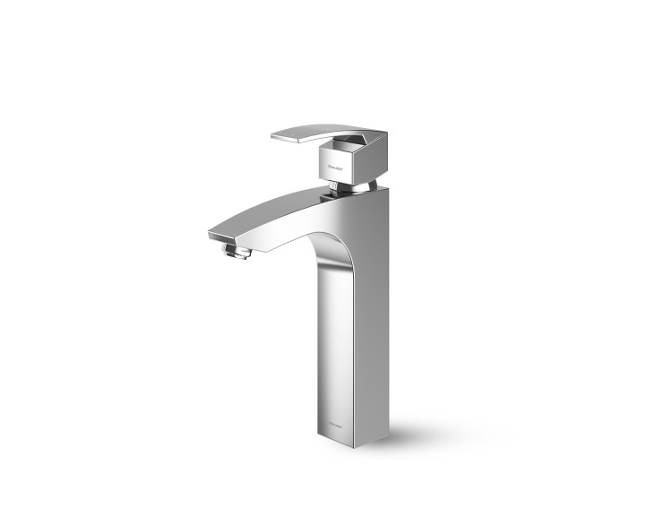 شودر شیر روشویی پایه بلند باواریا کروم