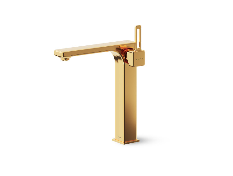 شودر شیر روشویی پایه بلند میشل طلایی براق