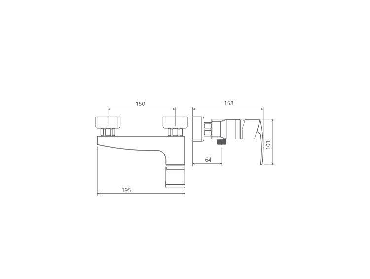 مشخصات فنی شیر توالت شودر مدل باواریا