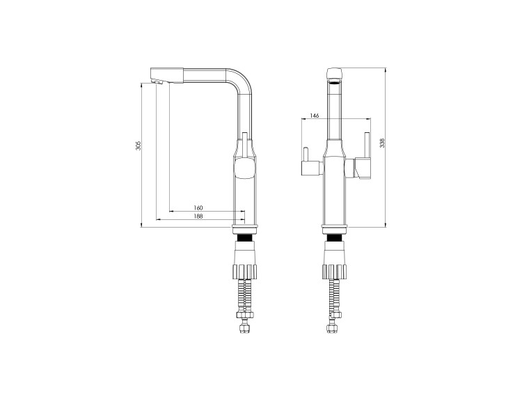 مشخصات فنی شیر ظرفشویی دومنظوره یونیک پلاس
