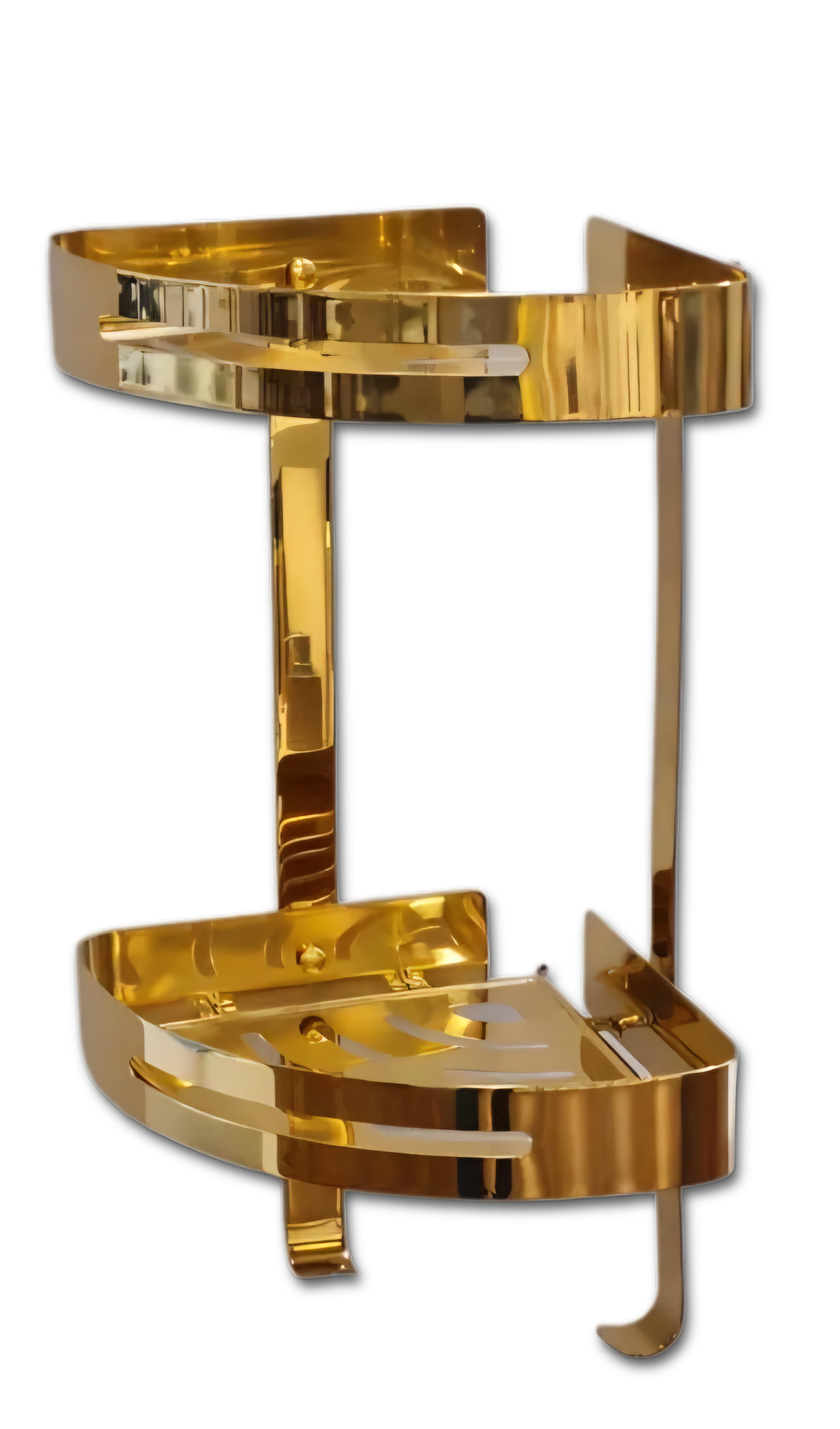 کنج 2 طبقه طلایی براق