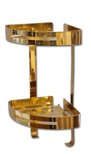 کنج 2 طبقه طلایی براق