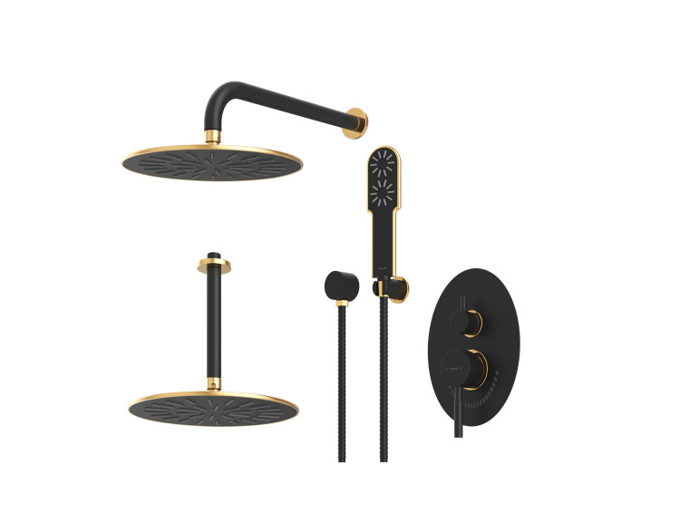 brass مشکی طلایی تیپ 3