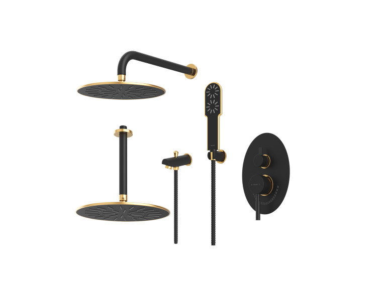 brass مشکی طلا تیپ 4