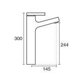 مشخصات فنی روشویی پایه بلند آوا