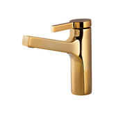 شیر روشویی آوا طلایی براق