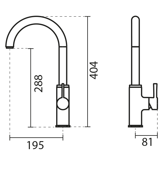 مشهصات فنی شیر ظرفشویی KWC مدل زئوس