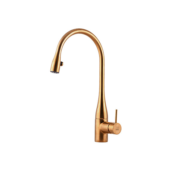 شیر ظرفشویی شاوری (شیلنگ دار) KWC مدل ایو طلامات