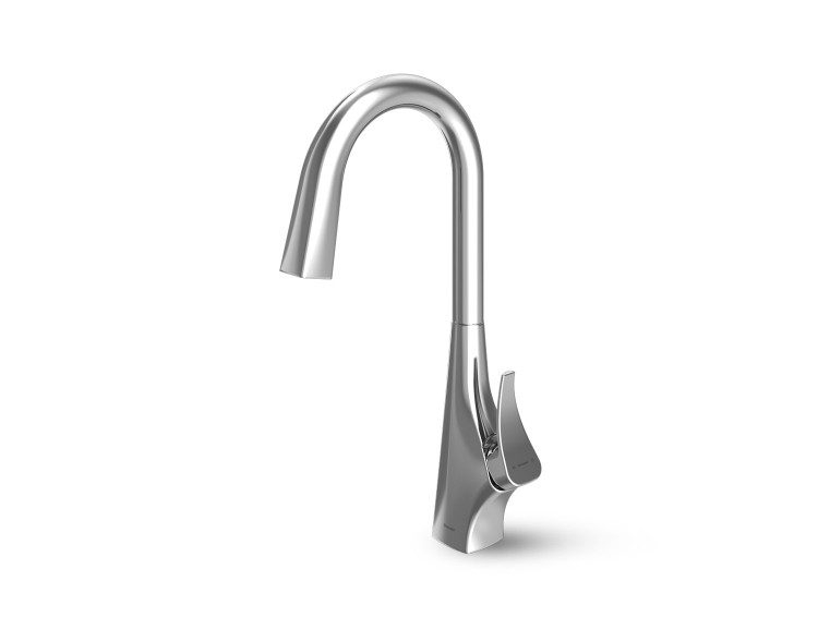 شیر ظرفشویی شاوری (شیلنگ دار) شودر مدل آیدر کروم