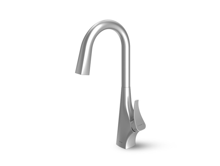 شیر ظرفشویی شاوری (شیلنگ دار) شودر مدل آیدر کرومات