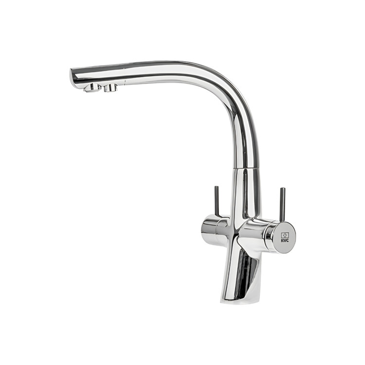 شیر ظرفشویی دومنظوره KWC مدل زو کروم مات