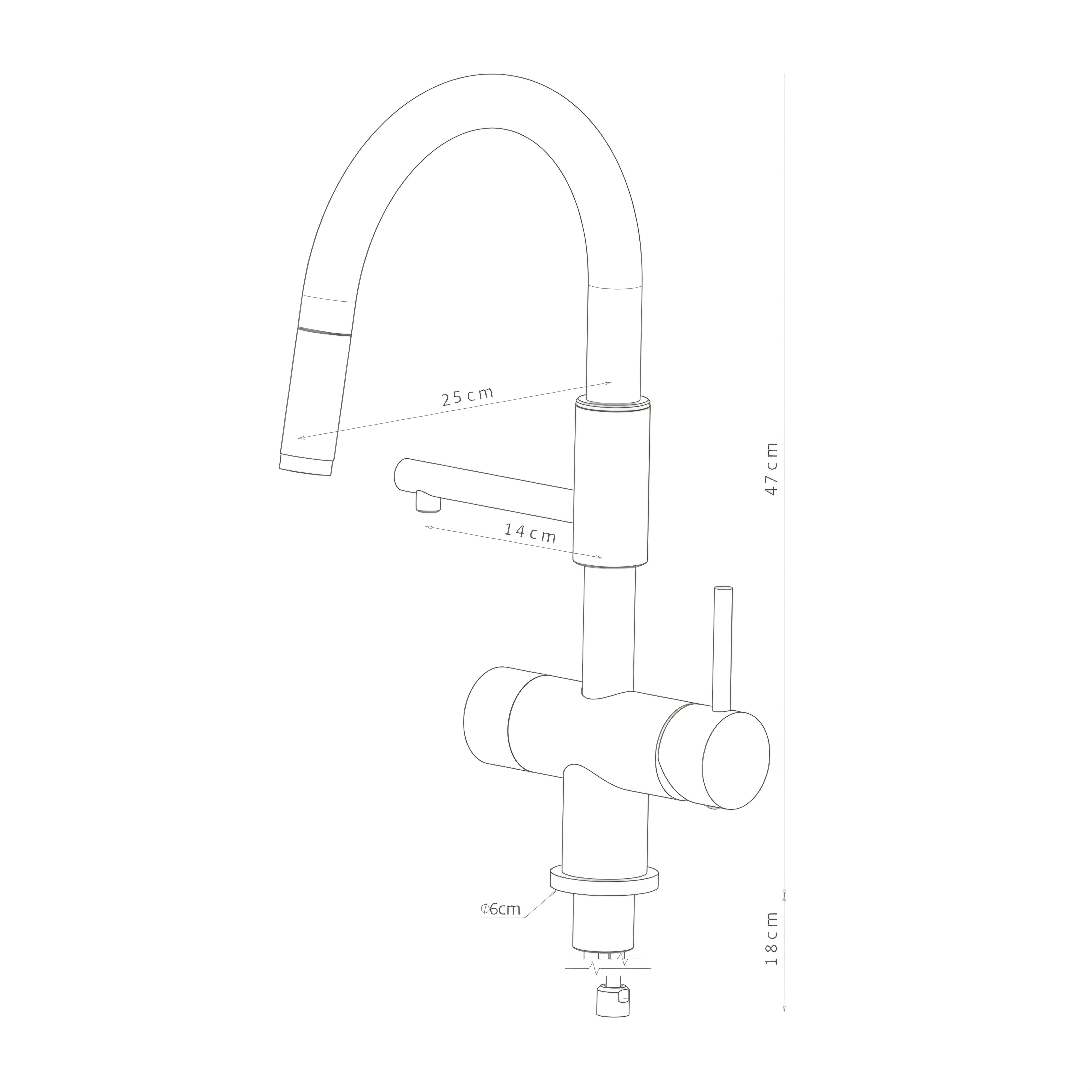 شیر ظرفشویی دو منظوره شوان مدل ولگا سایز